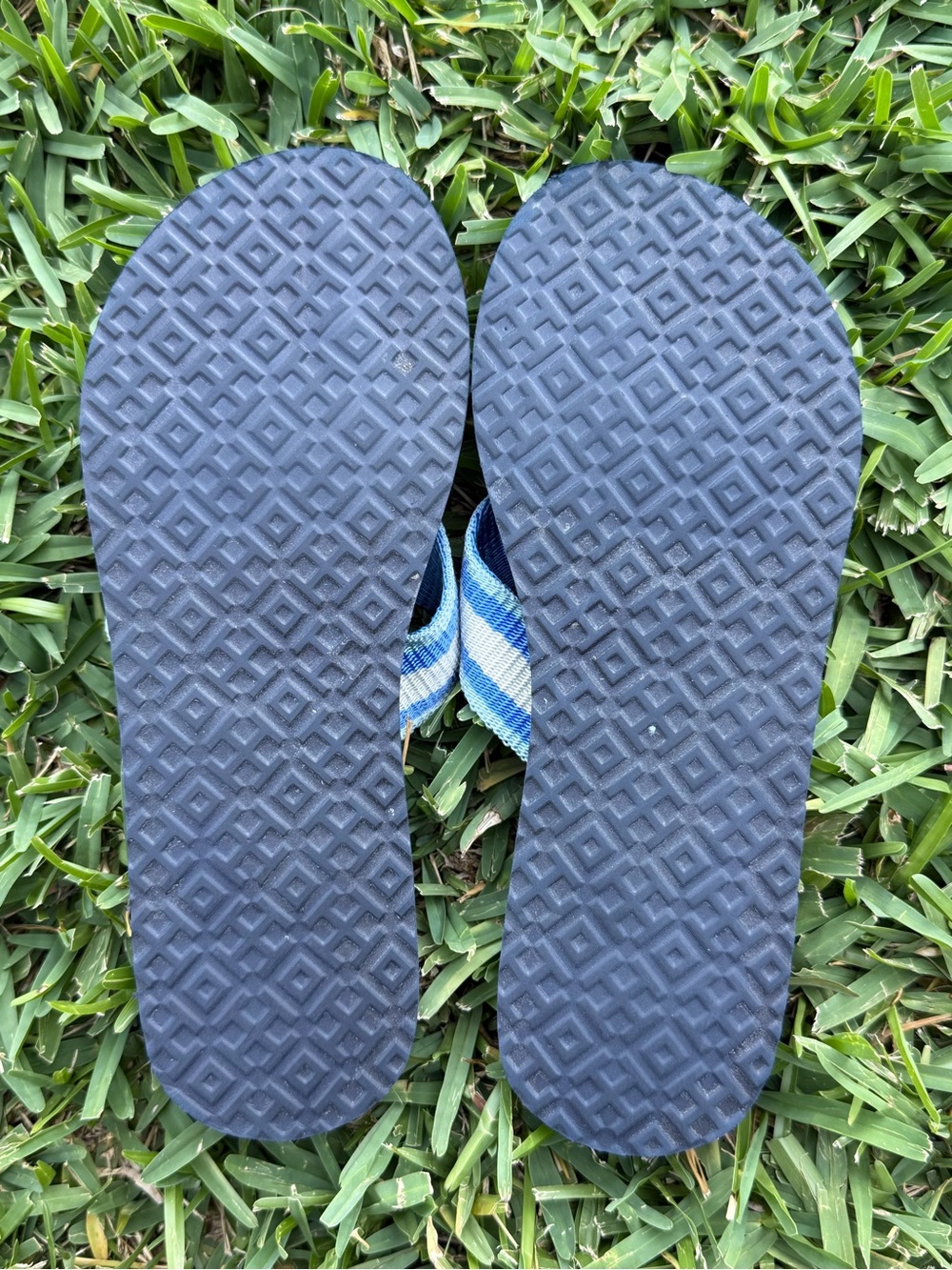 Tory Burch Blue Flip Flops - Picture 5 of 6